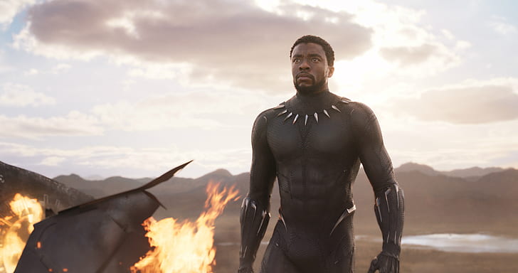 Chadwick Boseman, Black Panther, 2018-filmer, HD, HD tapet