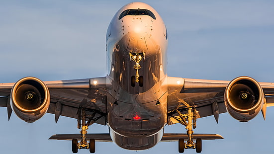 Fahrzeuge, Airbus A350, Airbus, Flugzeuge, Flugzeug, Fliegen, HD-Hintergrundbild HD wallpaper