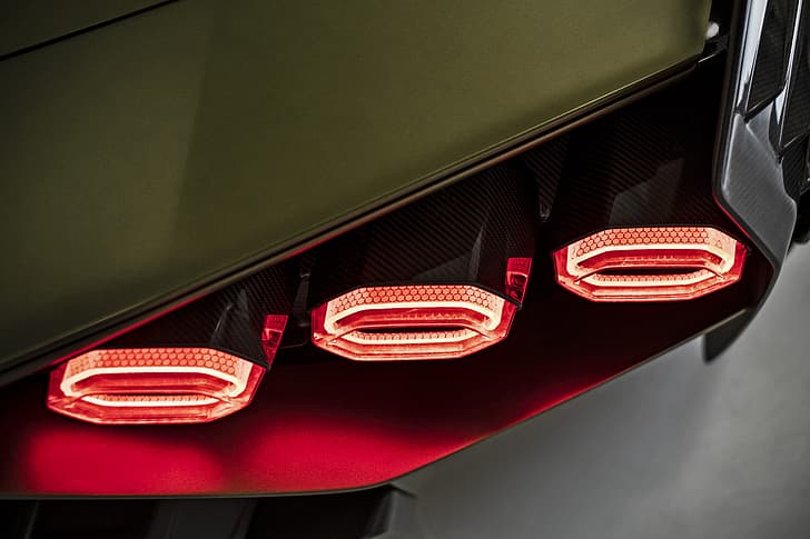 light, red, Lamborghini, brake lights, brake light, Sian, Lamborghini Sian, HD wallpaper