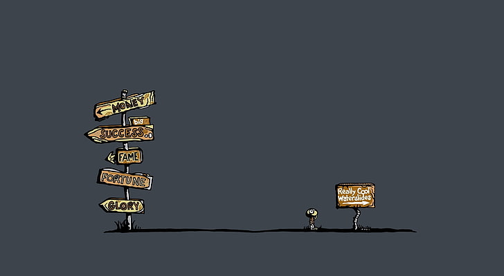 Life Choices, brown street signage clip art, Funny, Life, Choices, HD wallpaper