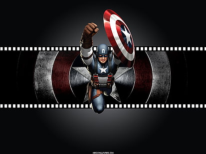 Captain America HD, dibujos animados / cómic, américa, capitán, Fondo de pantalla HD HD wallpaper