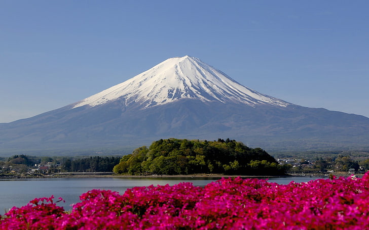 山富士山、日本、風景、富士山、山、 HDデスクトップの壁紙
