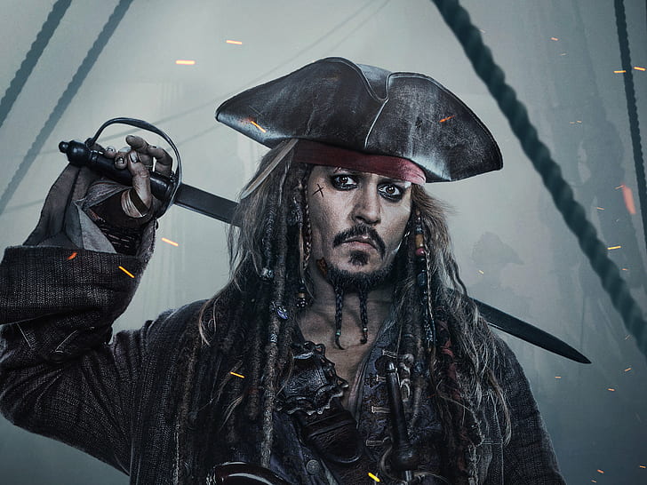 Пираты Карибского моря: Мертвецы не рассказывают сказки, Пираты Карибского моря, фильмы, Джонни Депп, HD обои