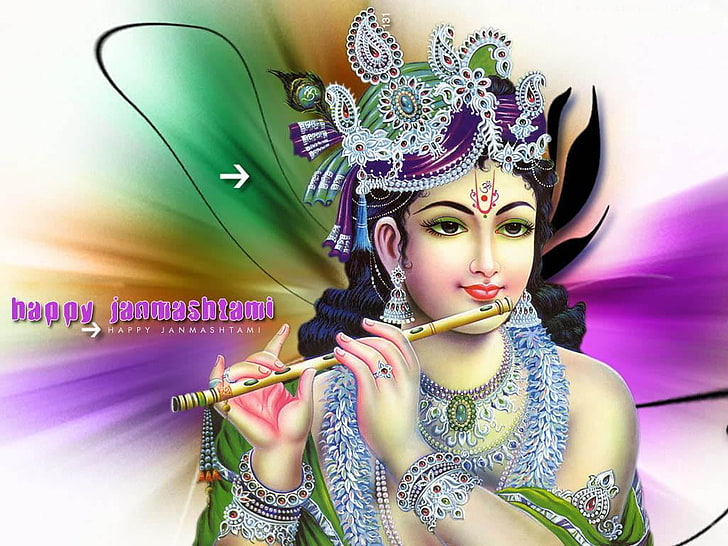 Janmashtami, Lord Krishna, Festival / Festività, Janmashtami, festival, Lord Krishna, Sfondo HD