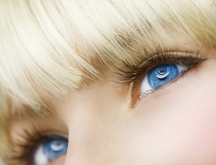 occhi blu, Sfondo HD