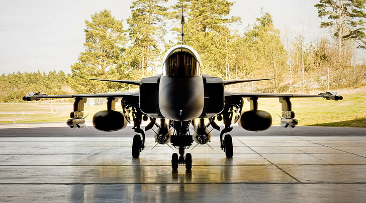 Aviones, aviones militares, JAS-39 Gripen, fuerza aérea sueca, sueco, ejército sueco, avión de combate, vehículo, avión, Suecia, Fondo de pantalla HD