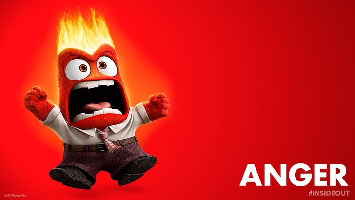 Inside Out, Anger, Movie, inside out, anger, HD wallpaper