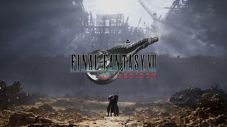 Final Fantasy VII: Kelahiran Kembali, Cloud Strife, Zack Fair, Midgar, Final Fantasy, Wallpaper HD