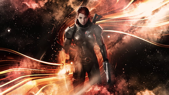 Commander Shepard, Jane Shepard, Masseneffekt, HD-Hintergrundbild HD wallpaper