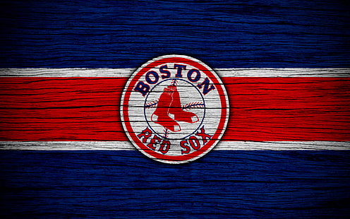 野球、ボストンレッドソックス、ロゴ、MLB、 HDデスクトップの壁紙 HD wallpaper