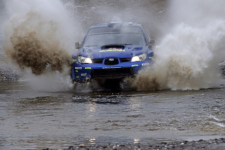Автомобили Rally Subaru Impreza WRC Racing Nature Water HD Art, Автомобили, Гонки, Ралли, Subaru Impreza WRC, HD обои HD wallpaper