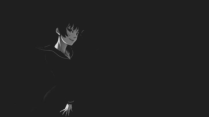 dark, dark background, Dusk Maiden Of Amnesia, Tasogare Otome x Amnesia, Kanoe Yuuko, HD wallpaper