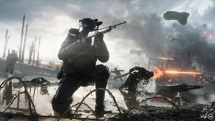 Battlefield 1 fondo de pantalla, Battlefield 1, soldado, Fondo de pantalla HD