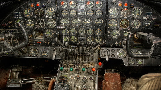 aircraft, aviation, cockpit, HD wallpaper HD wallpaper