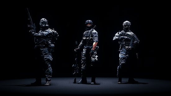 drei militärische Soldaten Wallpaper, Waffen, Hintergrund, Soldaten, Russisch, Battlefield 4, HD-Hintergrundbild HD wallpaper