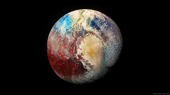 planeta tierra, planeta, plutón, espacio, universo, 8k uhd, 8k, Fondo de pantalla HD HD wallpaper