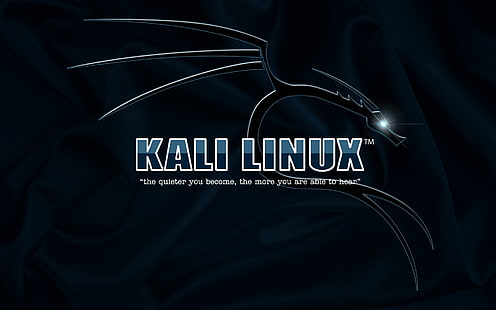 camisa con cuello redondo Adidas en blanco y negro, Kali Linux, Fondo de pantalla HD HD wallpaper