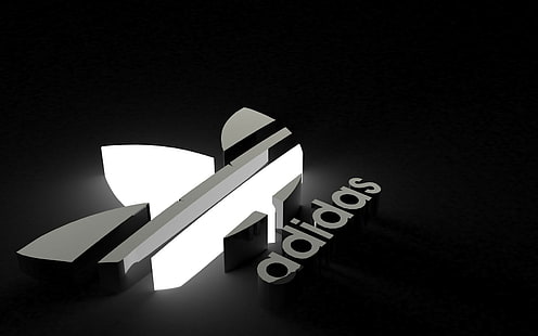 Adidas, logo, marchio, sport, Sfondo HD HD wallpaper