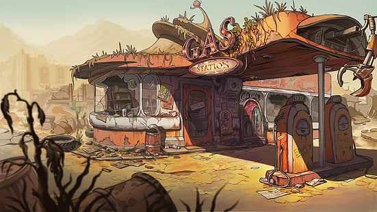 digitale Kunst, aufgegeben, Fallout 4, Fallout, HD-Hintergrundbild HD wallpaper