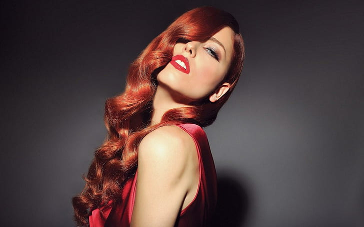 Redhead modelo de moda, moda, modelo, ruiva, HD papel de parede
