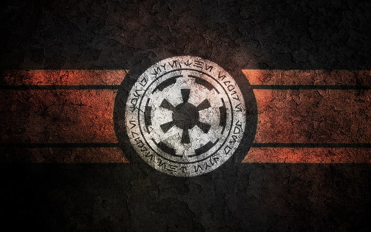 Star Wars Galactic Empire wallpaper, Star Wars, logo, grunge, artwork, HD wallpaper