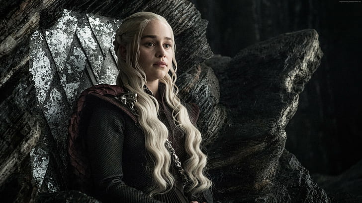 Game of Thrones, Daenerys Targaryen, Emilia Clarke, 4K, Serie TV, Sfondo HD