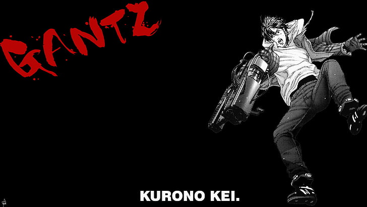Gantz wallpaper, Gantz, kurono kei, kei kurono, manga, hiroya oku, anime boys, HD wallpaper