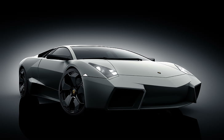 Lamborghini Reventon Concept, серый роскошный автомобиль, концепт, lamborghini, reventon, автомобили, HD обои