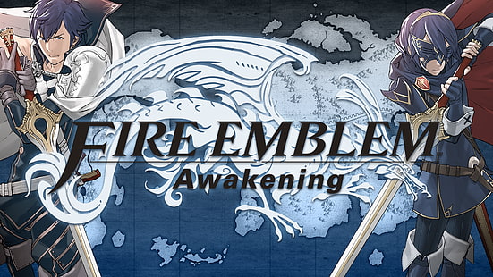 Fire Emblem, Fire Emblem Awakening, Chrom (Fire Emblem), Lucina (Fire Emblem), HD wallpaper HD wallpaper