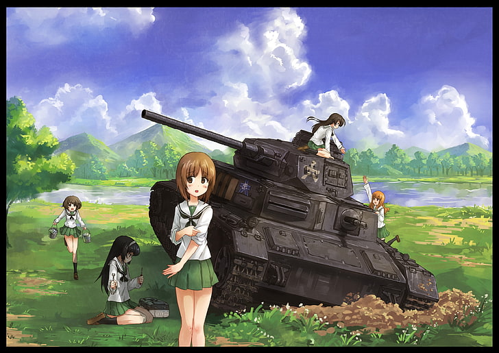 Girls Und Panzer, Катюша (Girls Und Panzer), HD обои