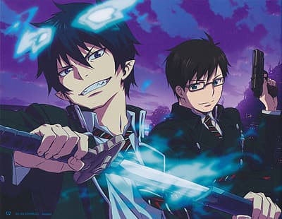 Blauer Exorzist, Rin Okumura, Okumura Yukio, HD-Hintergrundbild HD wallpaper