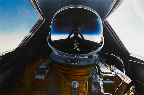 pilot, Lockheed SR-71 Blackbird, kombinezony lotnicze, samolot, vintage, Tapety HD HD wallpaper