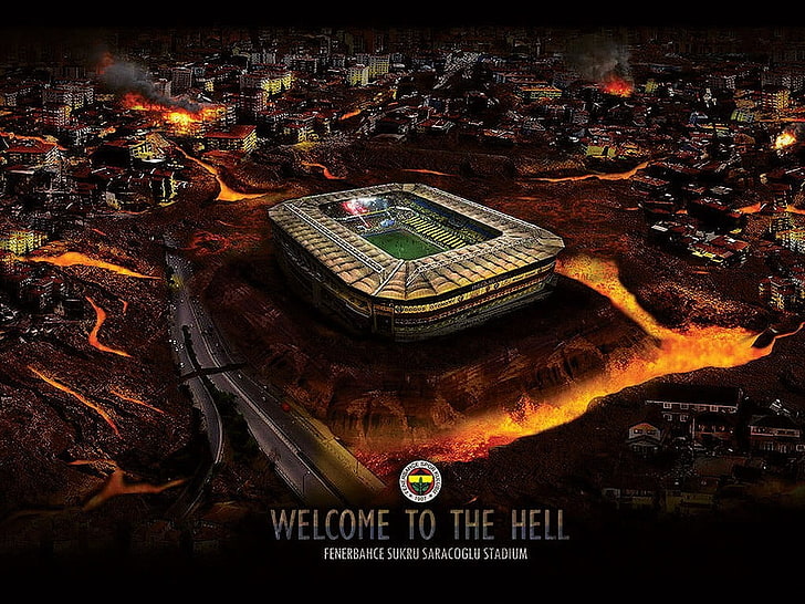 zdjęcie boiska sportowego, Fenerbahçe, Tapety HD