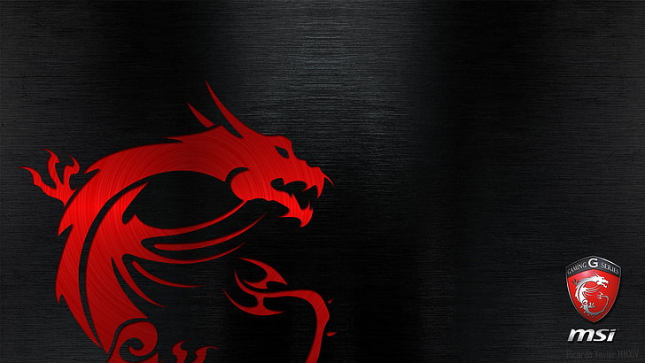 MSI logo, MSI, G-Dragon, HD wallpaper