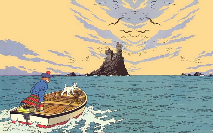Comics, The Adventures Of Tintin, HD wallpaper