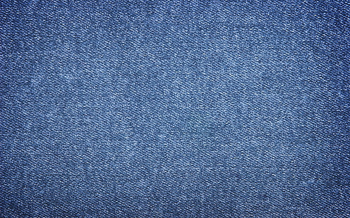 синяя джинсовая ткань, синий, фон, джинсы, текстура, ткань, материал, HD обои HD wallpaper