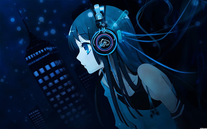 Anime, Anime Girls, Kopfhörer, HD-Hintergrundbild