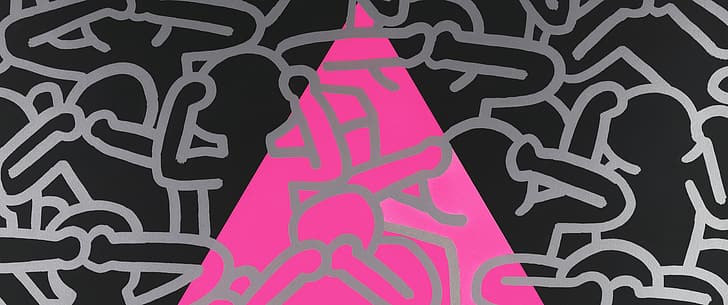 Keith Haring, Pop-Art, Papier, Druck, HD-Hintergrundbild