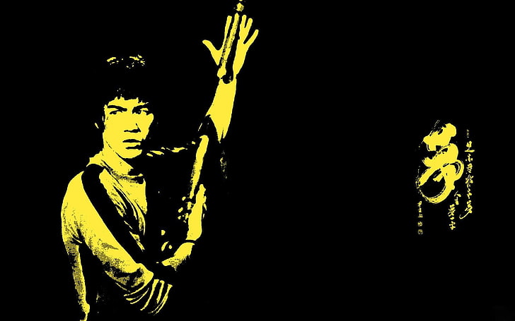 Bruce Lee går in i draken tapet, skådespelare, Bruce Lee, HD tapet