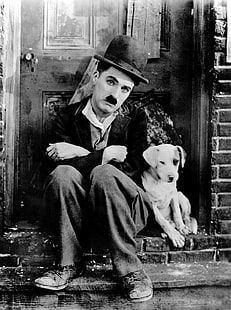 Чарли Чаплин, Скитникът, HD тапет HD wallpaper
