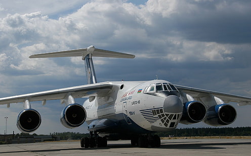 Military Transport Aircraft, Ilyushin Il-76, HD wallpaper HD wallpaper