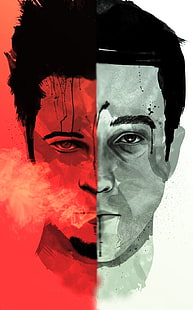1048x1681 px Fight Club Tyler Durden Aereo commerciale HD Art, Fight Club, 1048x1681 px, Tyler Durden, Sfondo HD HD wallpaper