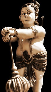 Estátua de Bal Hanuman, deus da divindade hindu, Deus, senhor Hanuman, hanuman, senhor, HD papel de parede HD wallpaper