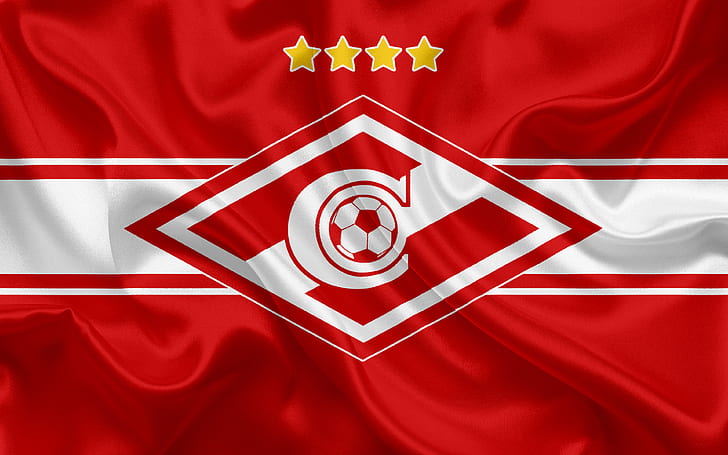 Calcio, FC Spartak Mosca, emblema, logo, Sfondo HD