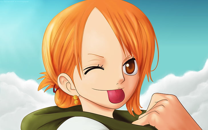Anime, One Piece, Nami (One Piece), HD wallpaper