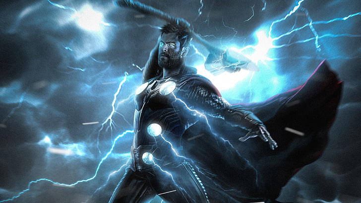 Thor Lightning Strike, Strike, Lightning, Thor, HD tapet