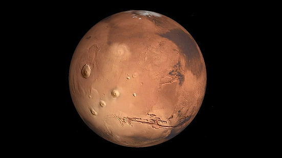 Tapeta na Pulpit Kratery na planecie Mars Hd, Tapety HD HD wallpaper