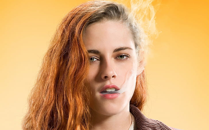 merokok, Kristen Stewart, Wallpaper HD