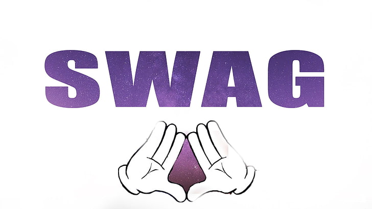 Swag 3D Wallpaper, SWAGGAH, Dreieck, Handschuhe, Universum, Sterne, Dope, Trap Music, HD-Hintergrundbild