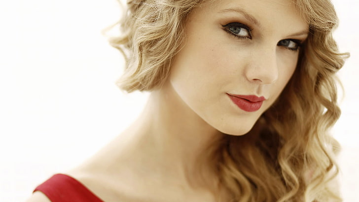 Taylor Swift, singer, women, blue eyes, blonde, HD wallpaper